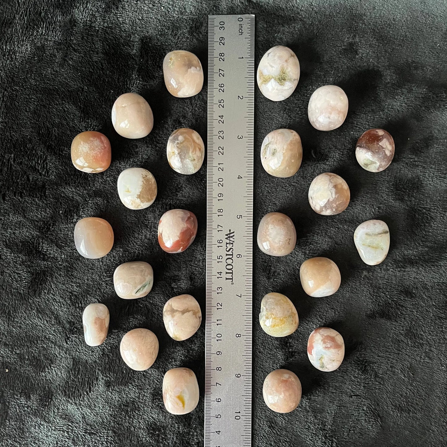 Flower Agate (Sakura Agate) (Approx. 1” - 1 1/4”) 0654 Shop Wholesale Crystals