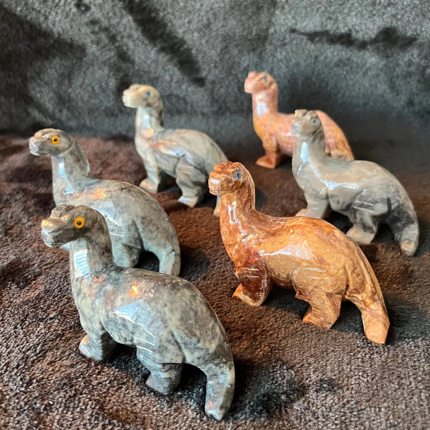 Brontosaurus Carved Soapstone Figurine (Approx. 2 1/2”) 0836 Shop Wholesale Crystals