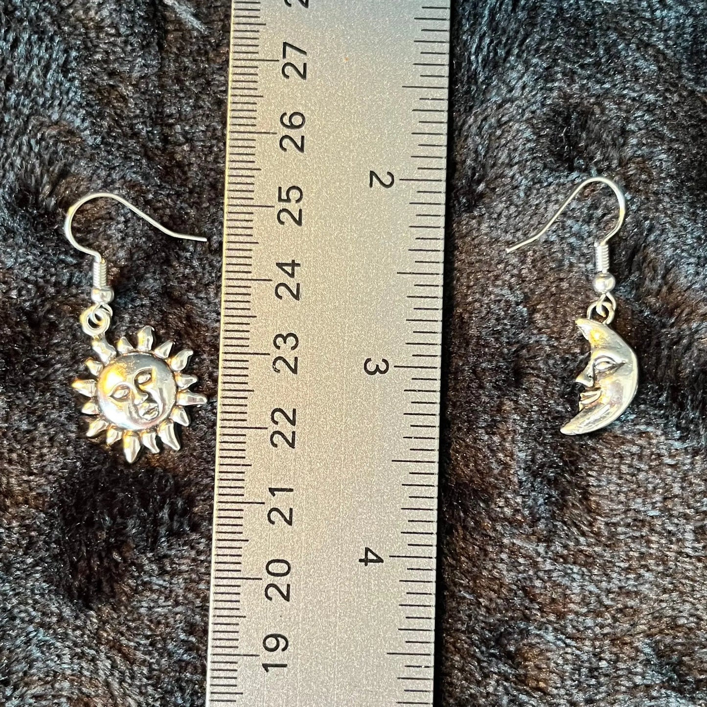 Sun and Moon Earrings EAR-0011 Shop Wholesale Crystals