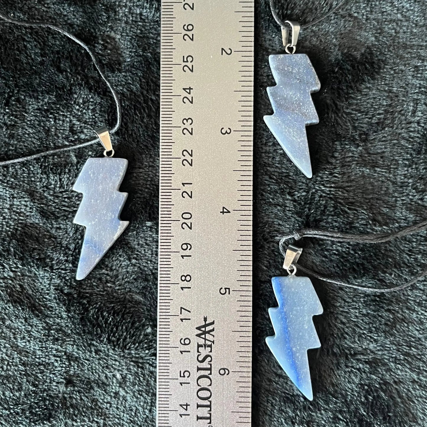 Blue Aventurine Lightning Bolt NCK-2897 Shop Wholesale Crystals