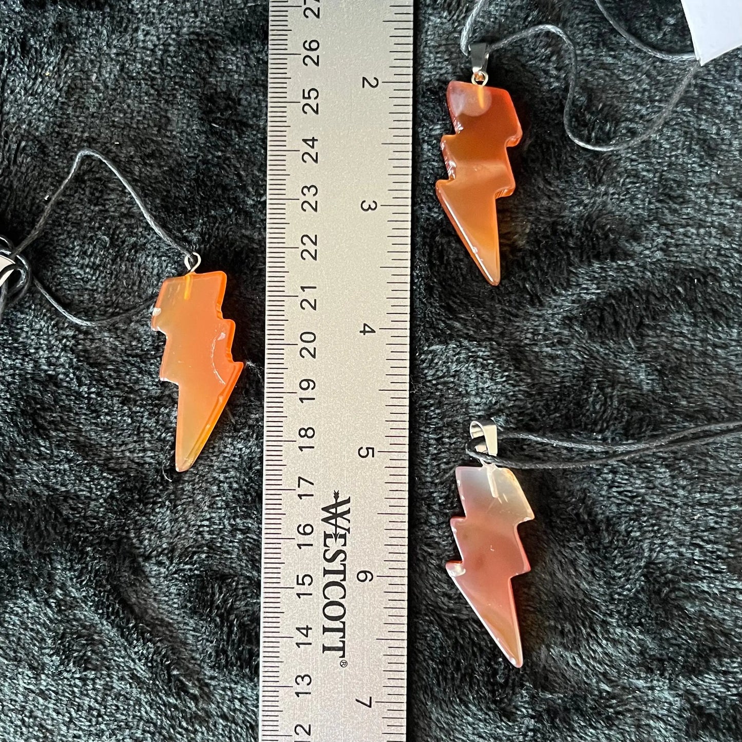 Carnelian Agate Lightning Bolt NCK-2898 Shop Wholesale Crystals