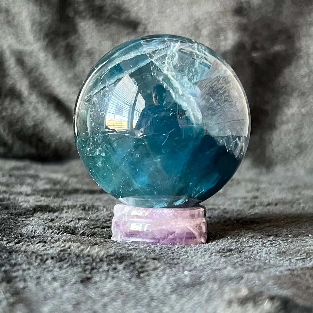 Dreamy Amethyst Sphere Stand (Approx 1”) 1684 Shop Wholesale Crystals