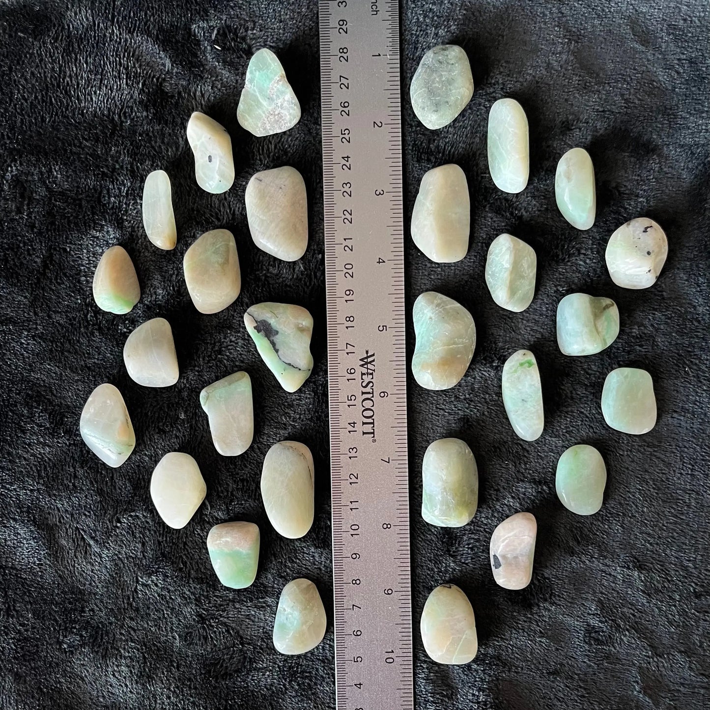 Green Moonstone Tumbled Stone (Approx. 1" - 1 5/8”) 1523 Shop Wholesale Crystals
