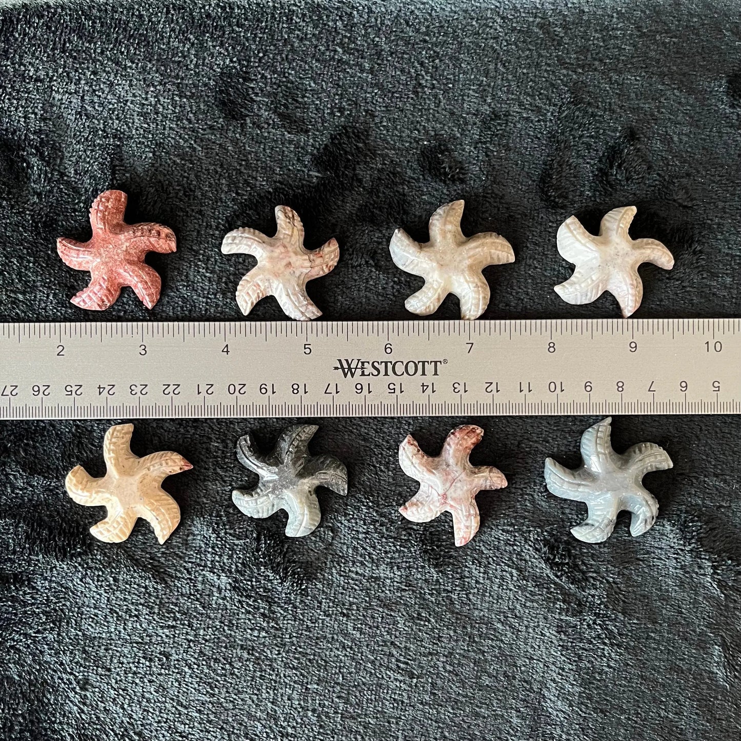 Starfish Carved Soapstone Figurine (Approx. 1 1/2”) 0236 Shop Wholesale Crystals