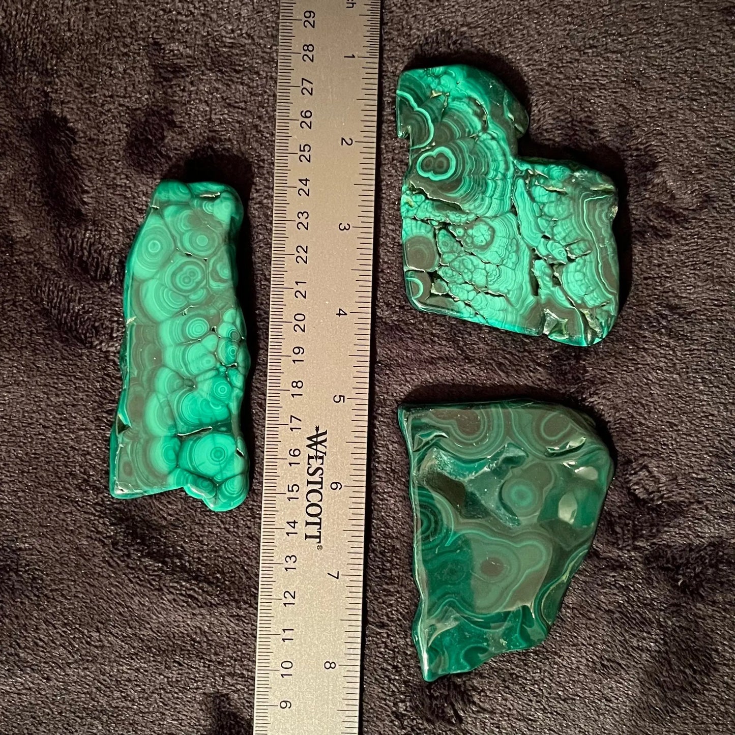 Malachite Polished Slab (Approx. 2 1/2 - 3 1/2”) 0473 Shop Wholesale Crystals