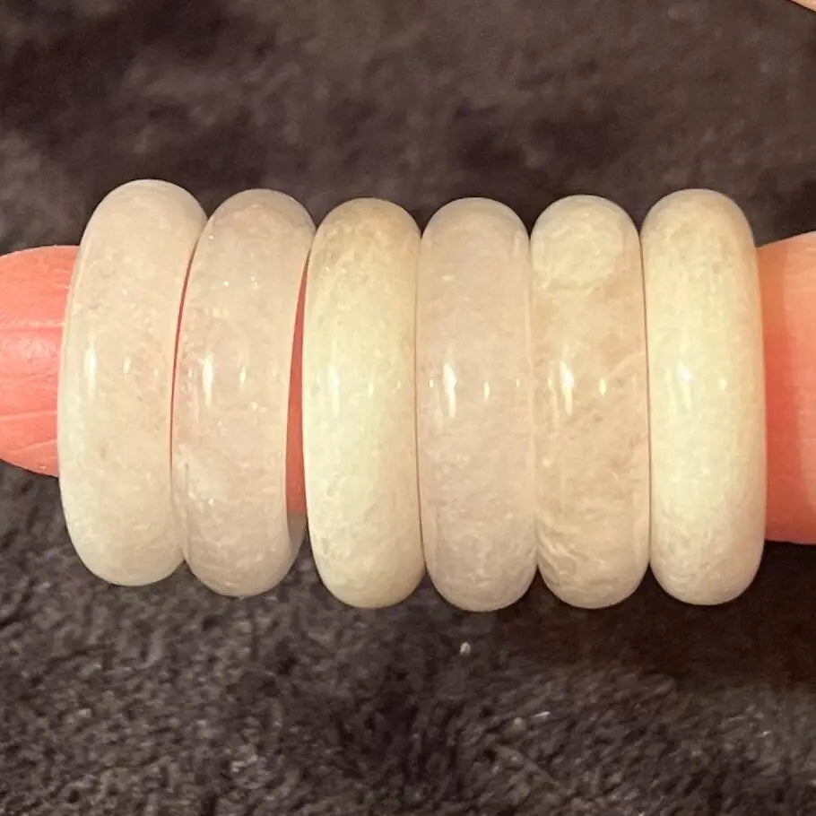 White Agate Ring Size 6 RNG-0082 Shop Wholesale Crystals