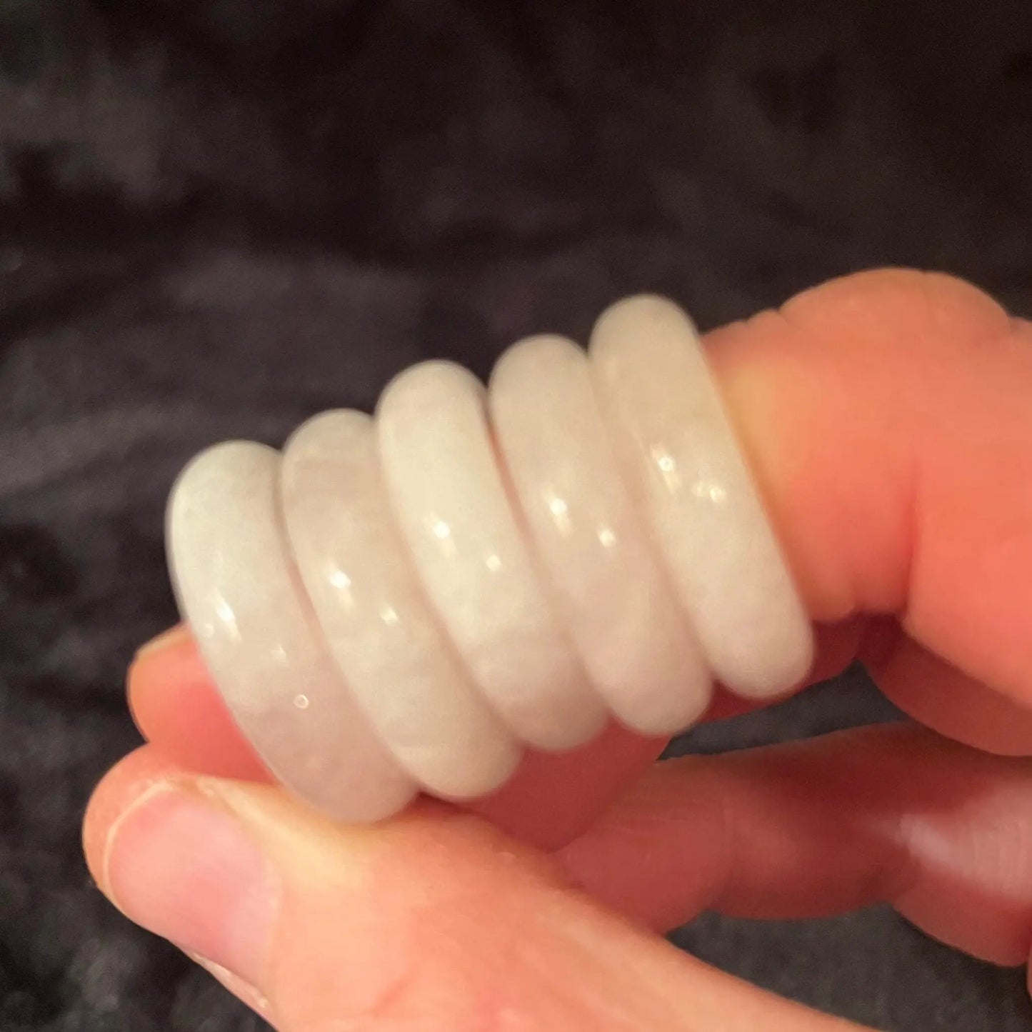 White Agate Ring Size 7 RNG-0085 Shop Wholesale Crystals