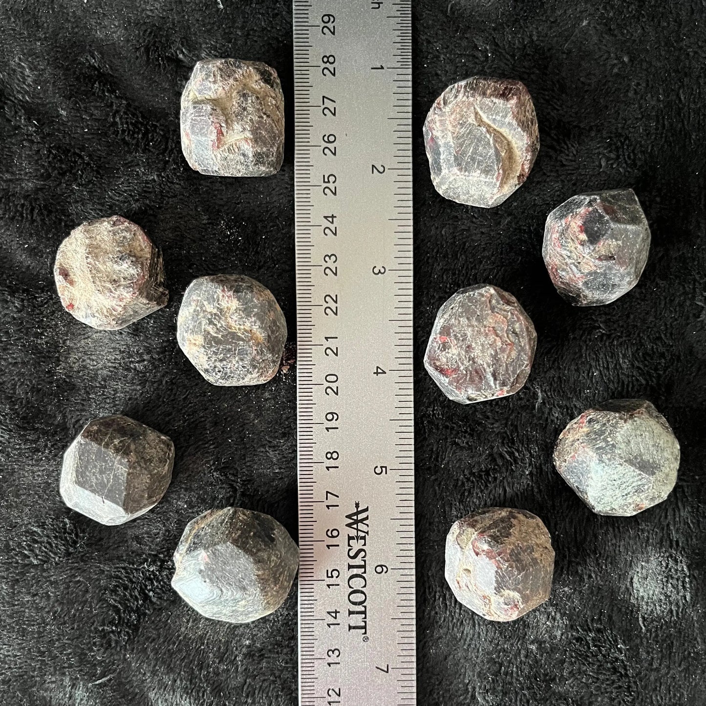 Garnet Crystal Natural, Raw (Approx. 1 1/8” - 1 1/2”) 0617 Shop Wholesale Crystals