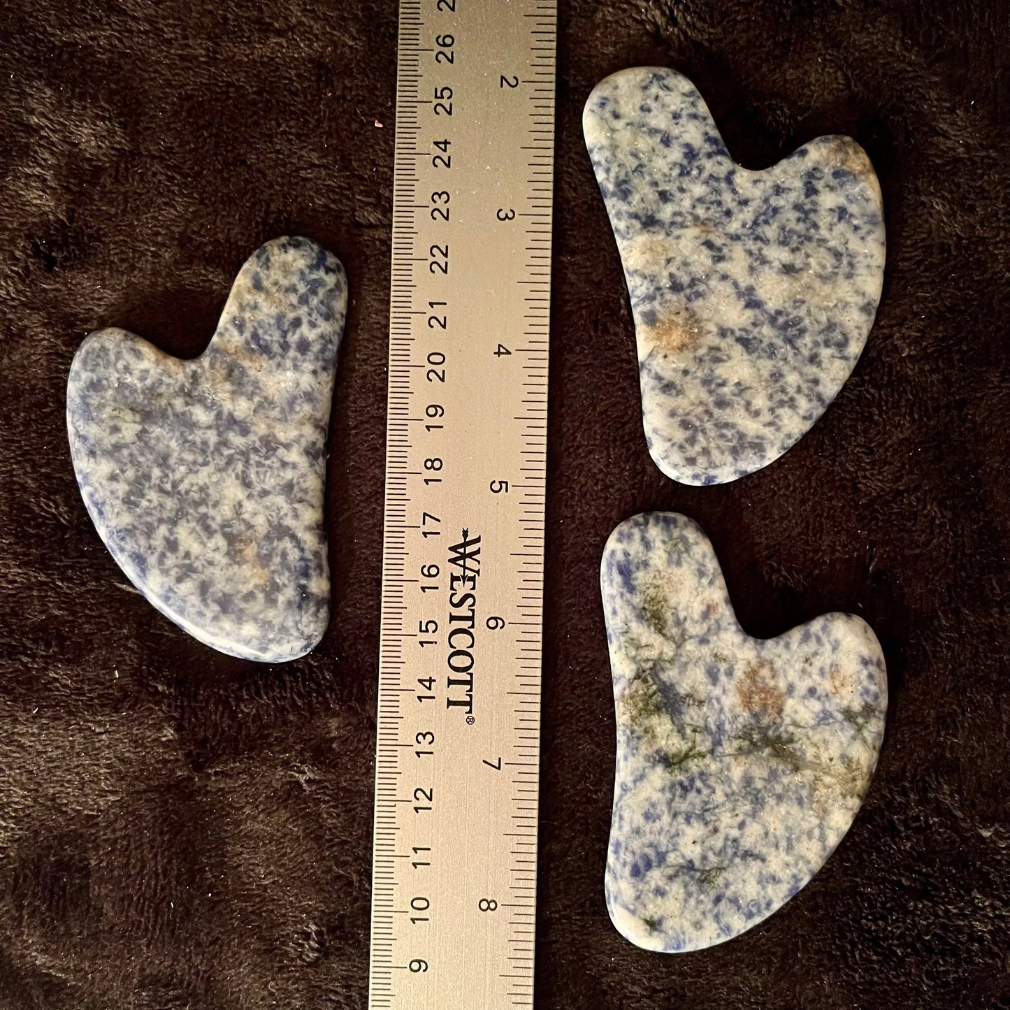 Blue Dot Stone Self Care Stone, Gua Sha 1035 Shop Wholesale Crystals