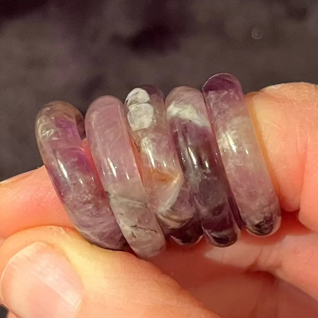 Dreamy Amethyst Ring Size 8 RNG-0012 Shop Wholesale Crystals