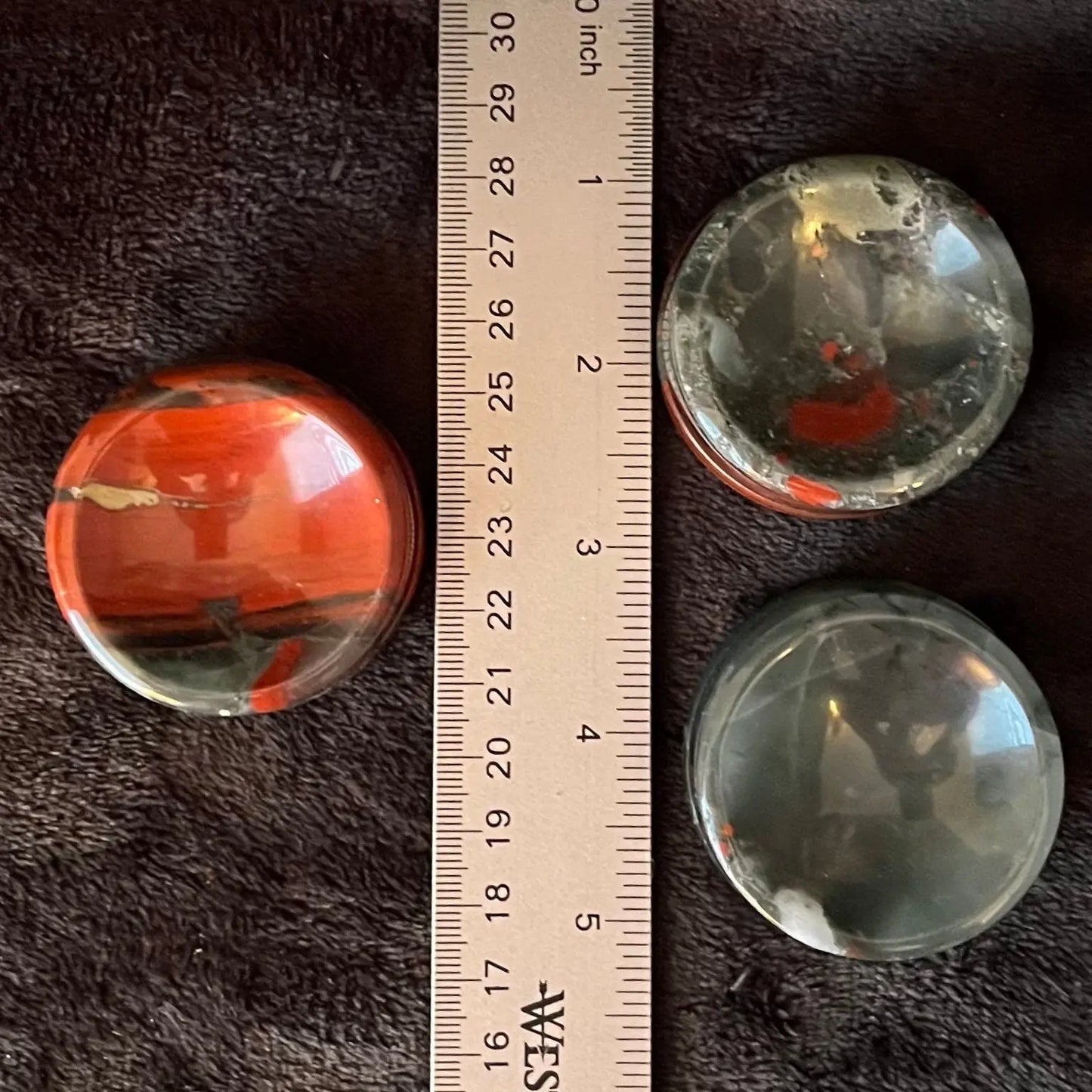 African Blood Agate Sphere Stand (Approx 50mm) 1562 Shop Wholesale Crystals