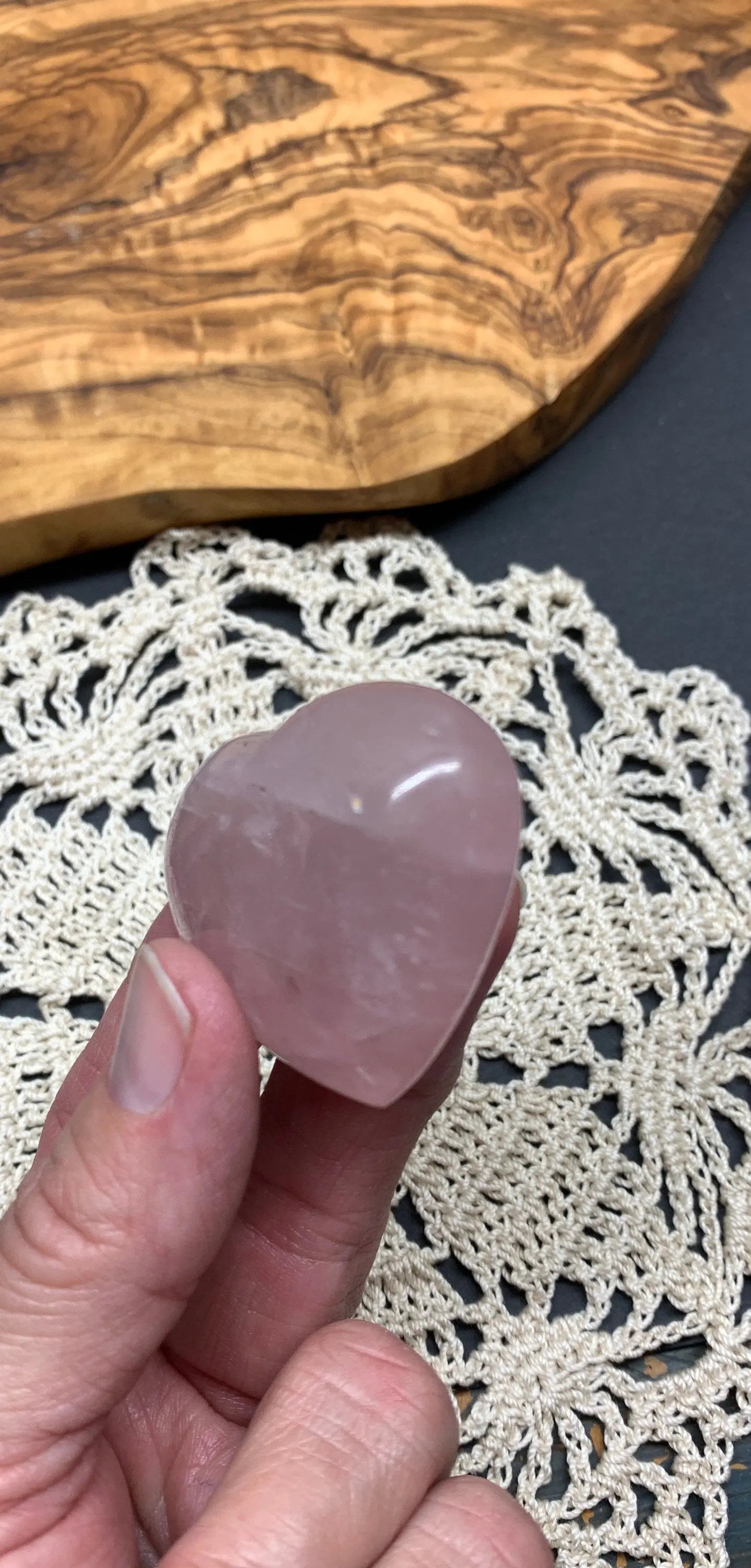 Rose Quartz Puffy Heart (Approx. 2” wide), Heart Healing, Love Stone Gift Item, Compassion HRT-0043 Shop Wholesale Crystals