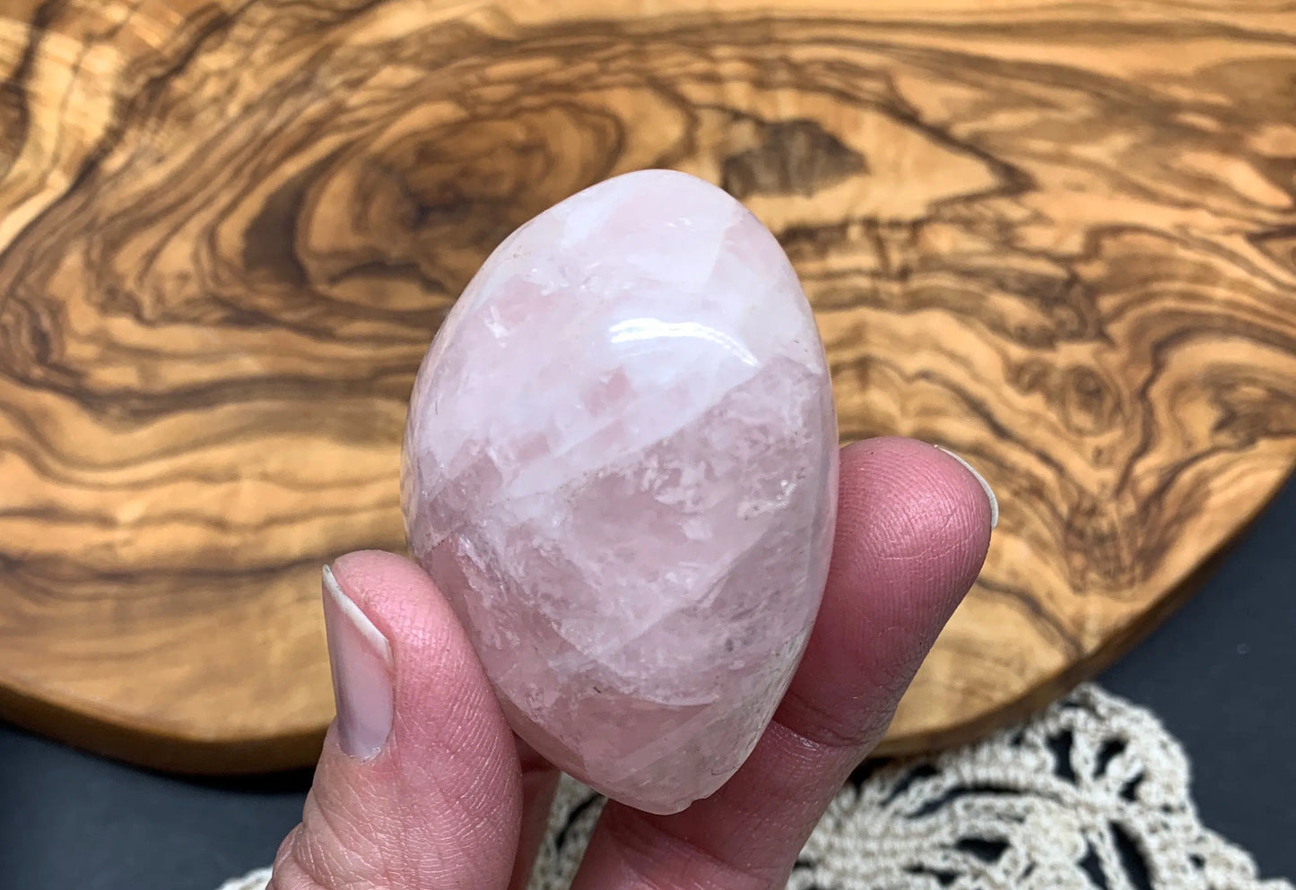 Rose Quartz Puffy Heart (Approx. 2 1/5” wide), Heart Healing, Love Stone Gift Item, Compassion HRT-0040 Shop Wholesale Crystals