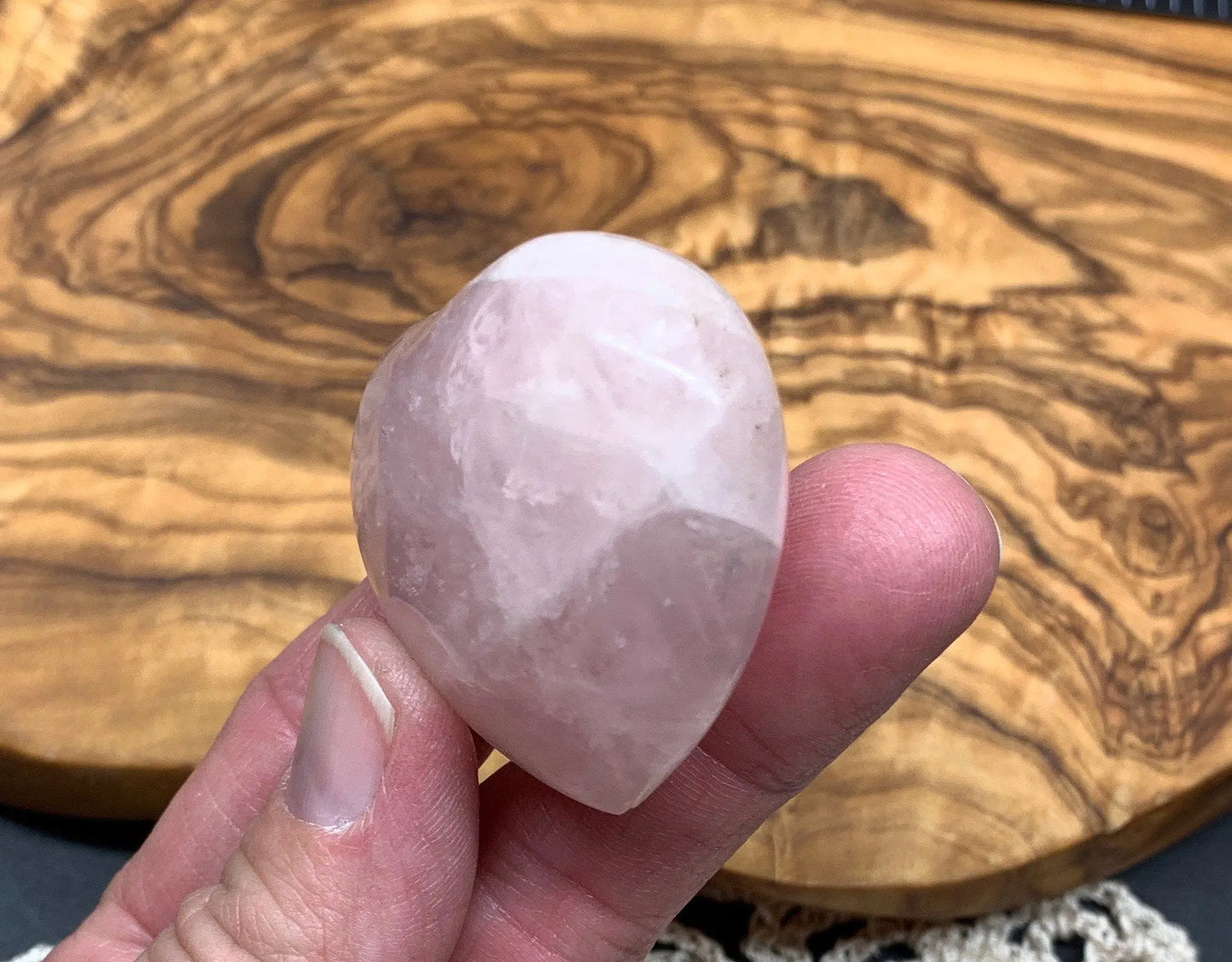 Rose Quartz Puffy Heart (Approx. 2” wide), Heart Healing, Love Stone Gift Item, Compassion HRT-0039 Shop Wholesale Crystals