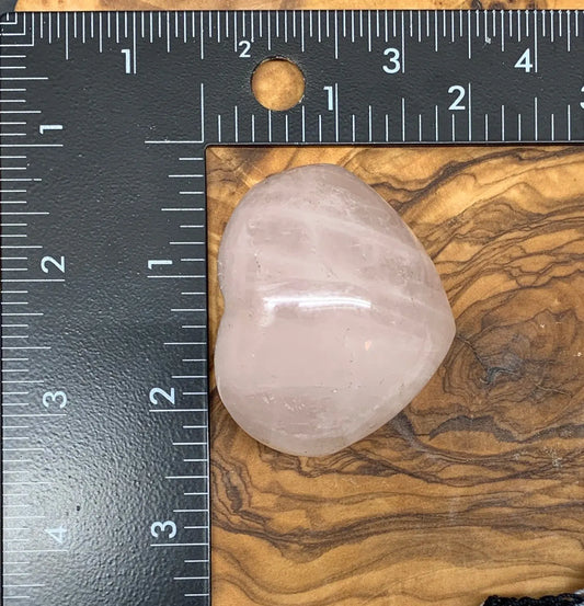 Rose Quartz Puffy Heart (Approx. 2 1/2” wide), Heart Healing, Love Stone Gift Item, Compassion HRT-0032 Shop Wholesale Crystals