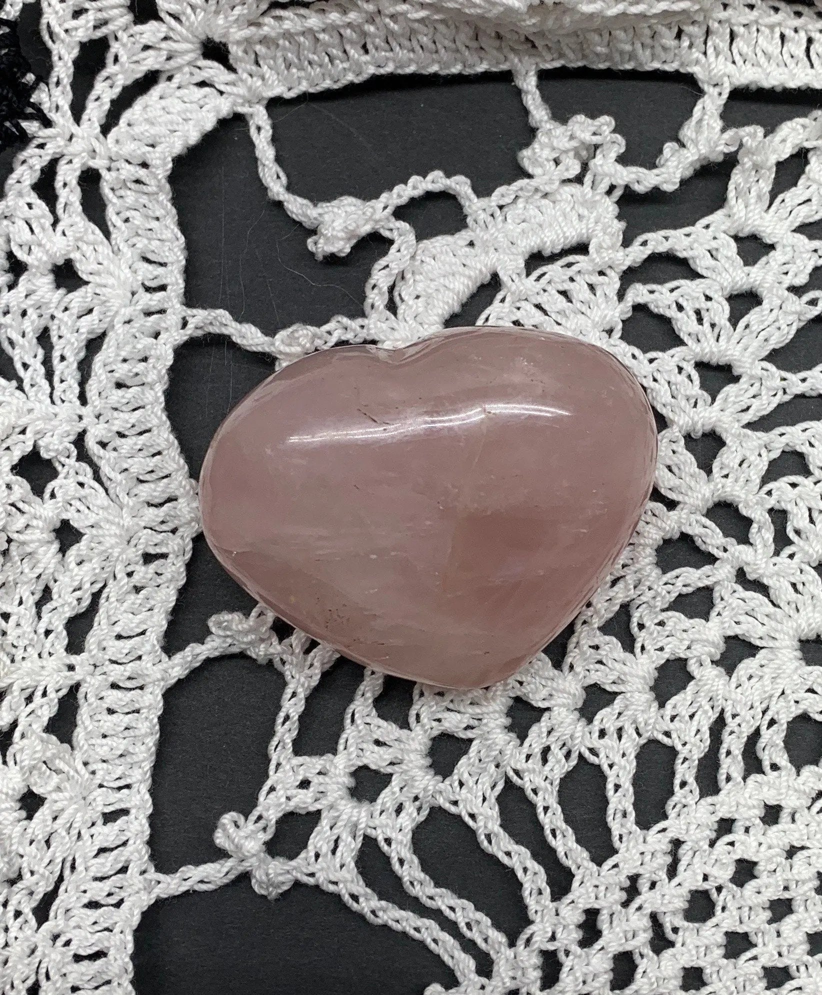 Rose Quartz Puffy Heart (Approx. 2 1/2” wide), Heart Healing, Love Stone Gift Item, Compassion HRT-0030 Shop Wholesale Crystals