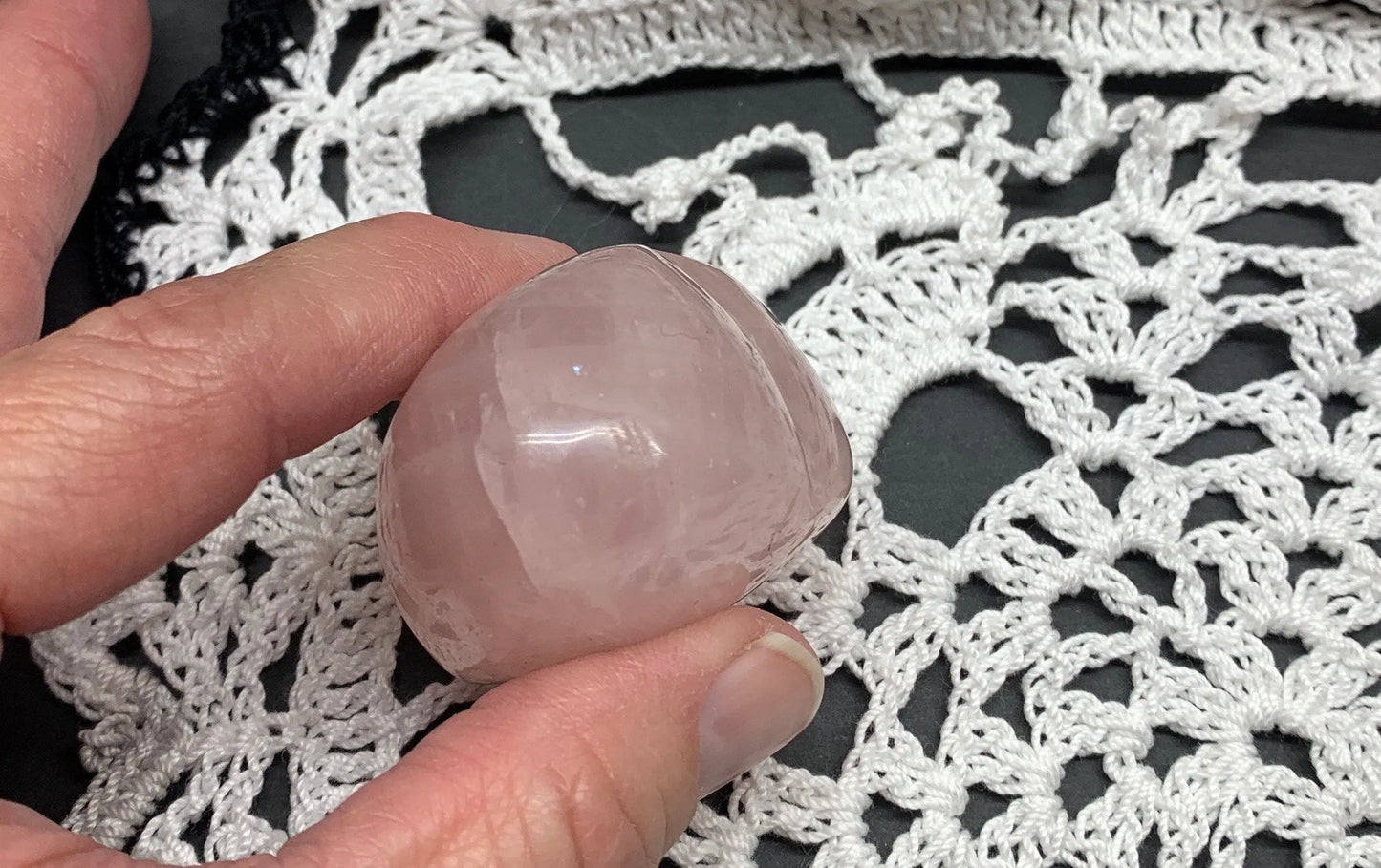 Rose Quartz Puffy Heart (Approx. 2 1/2” wide), Heart Healing, Love Stone Gift Item, Compassion HRT-0030 Shop Wholesale Crystals