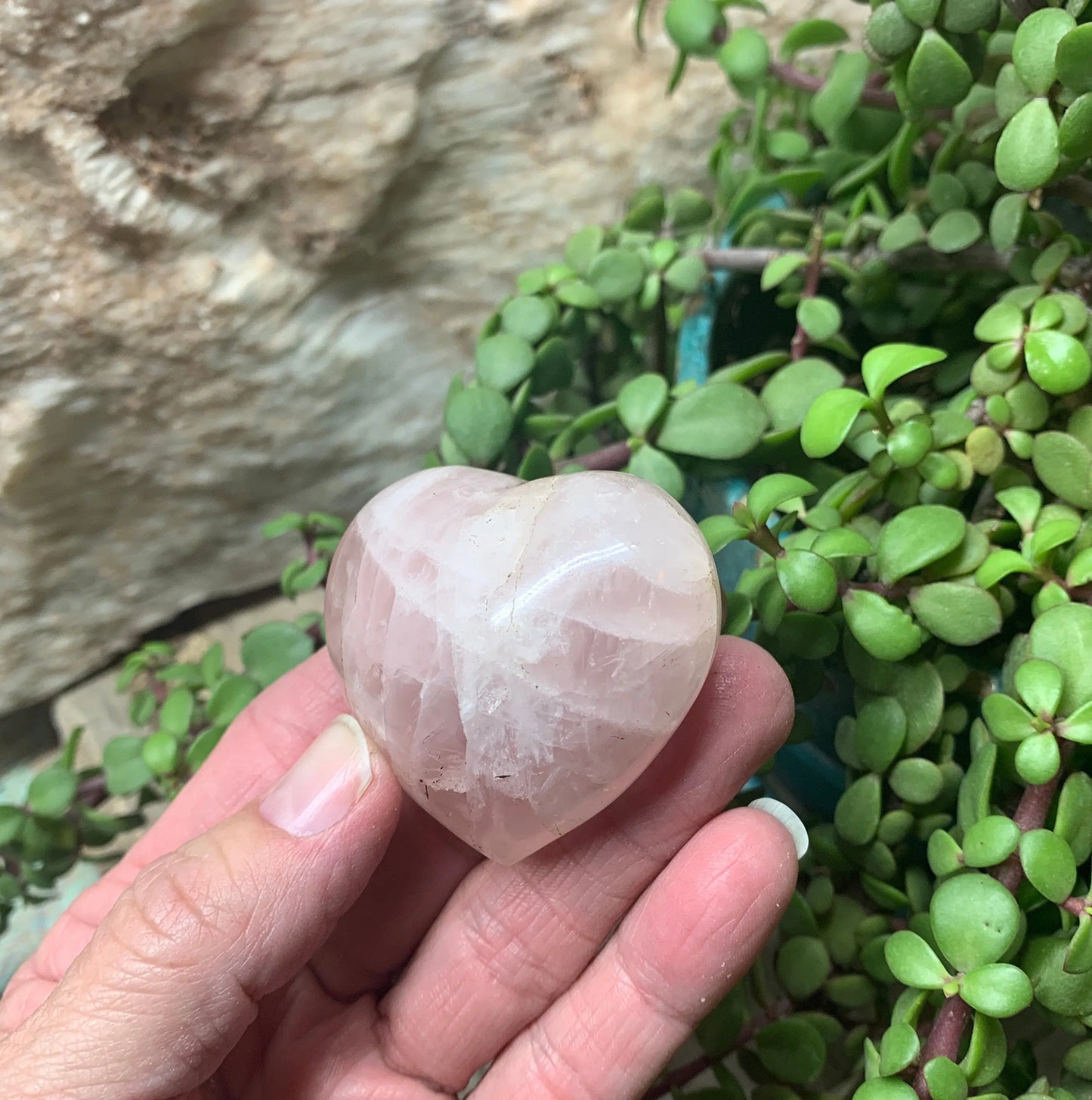 Rose Quartz Puffy Heart (Approx. 2 1/4” wide), Heart Healing, Love Stone Gift Item, Compassion HRT-0028 Shop Wholesale Crystals