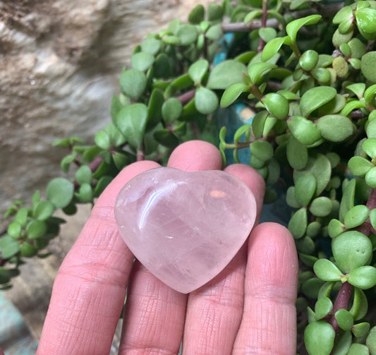 Rose Quartz Puffy Heart (Approx. 1 1/4” wide), Heart Healing, Love Stone Gift Item, Compassion HRT-0027 Shop Wholesale Crystals