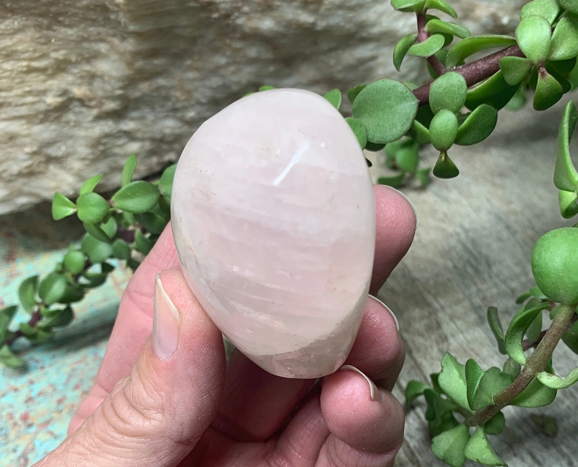Rose Quartz Puffy Heart (Approx. 2” wide), Heart Healing, Love Stone Gift Item, Compassion HRT-0023 Shop Wholesale Crystals