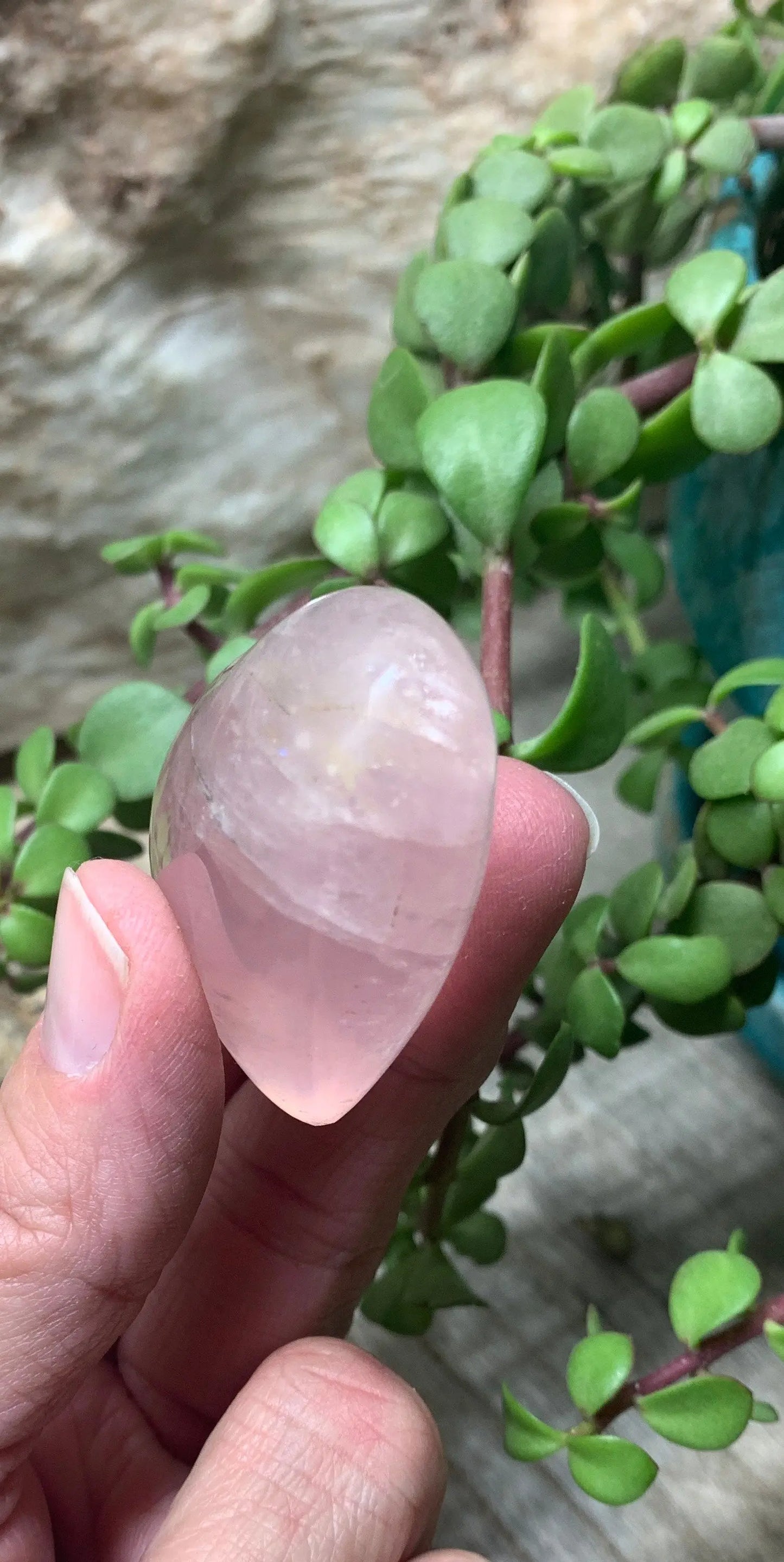 Rose Quartz Puffy Heart (Approx. 2” wide), Heart Healing, Love Stone Gift Item, Compassion HRT-0021 Shop Wholesale Crystals
