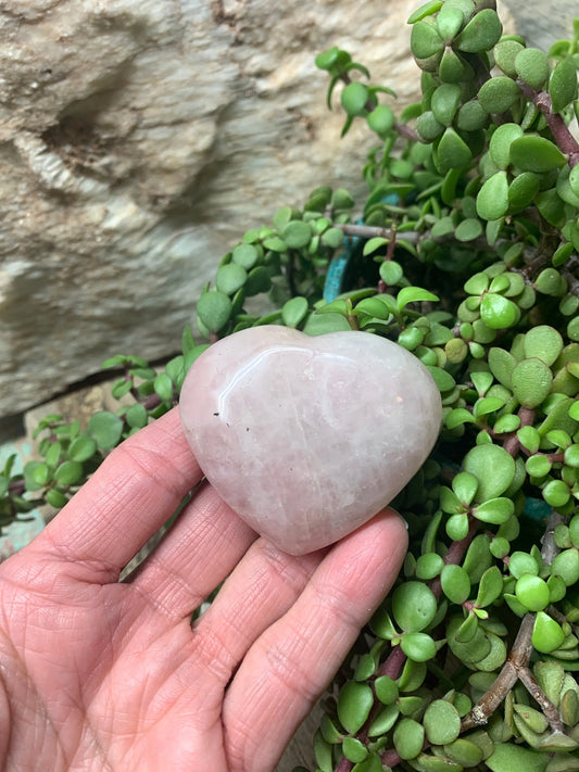 Rose Quartz Puffy Heart (Approx. 2 1/4“ wide), Heart Healing, Love Stone Gift Item, Compassion HRT-0019 Shop Wholesale Crystals