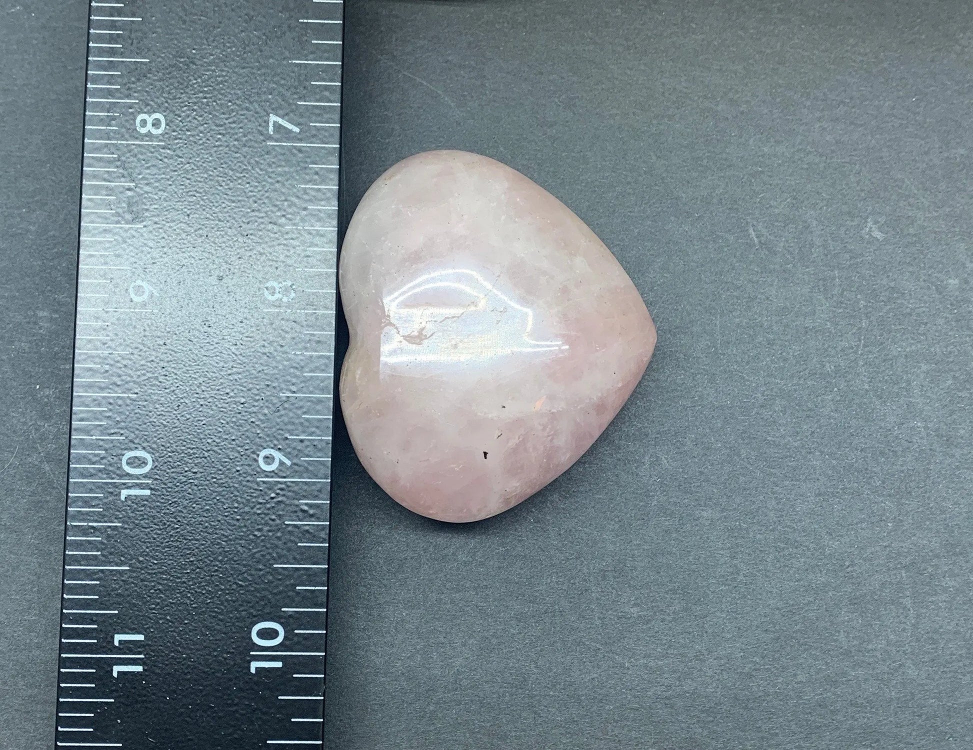 Rose Quartz Puffy Heart (Approx. 2 1/4“ wide), Heart Healing, Love Stone Gift Item, Compassion HRT-0019 Shop Wholesale Crystals