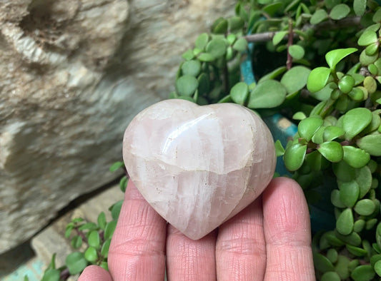 Rose Quartz Puffy Heart (Approx. 2 “ wide), Heart Healing, Love Stone Gift Item, Compassion HRT-0018 Shop Wholesale Crystals