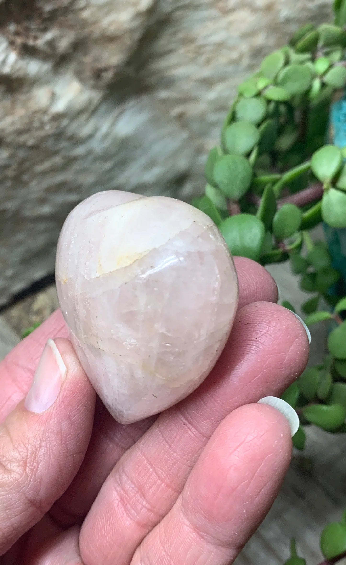 Rose Quartz Puffy Heart (Approx. 2 “ wide), Heart Healing, Love Stone Gift Item, Compassion HRT-0018 Shop Wholesale Crystals