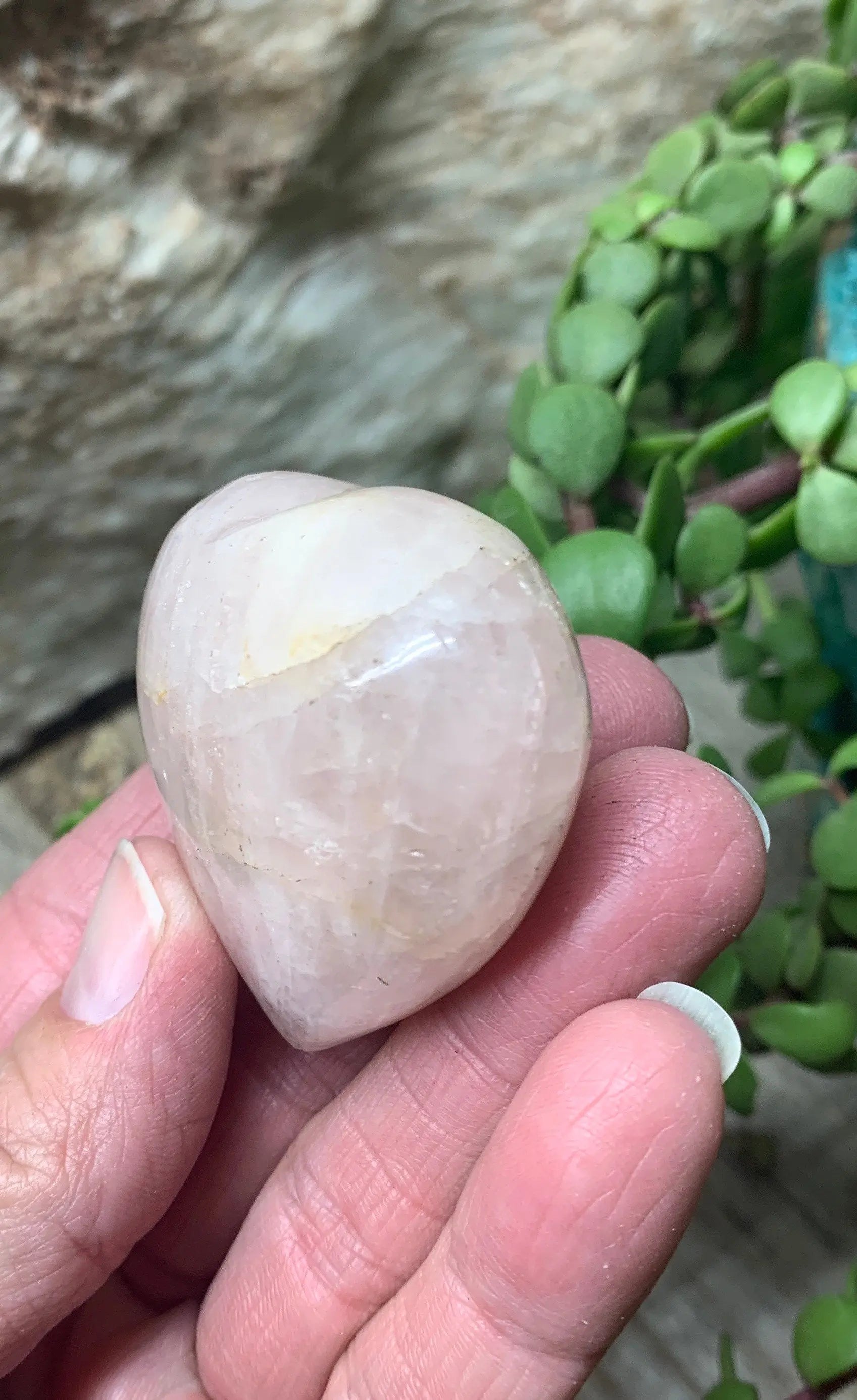 Rose Quartz Puffy Heart (Approx. 2 “ wide), Heart Healing, Love Stone Gift Item, Compassion HRT-0018 Shop Wholesale Crystals