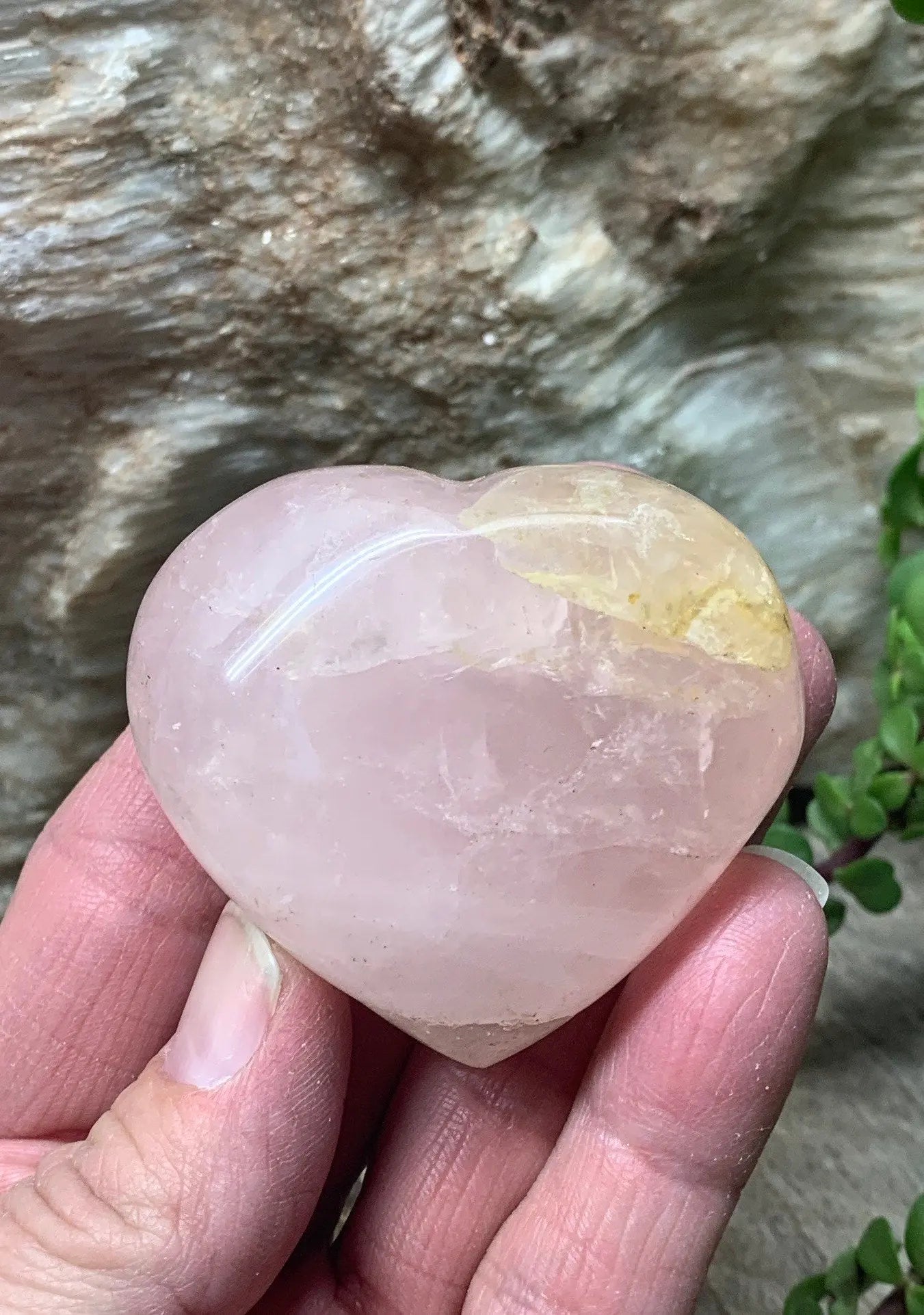 Rose Quartz Puffy Heart (Approx. 2 1/2” wide), Heart Healing, Love Stone Gift Item, Compassion HRT-0005 Shop Wholesale Crystals