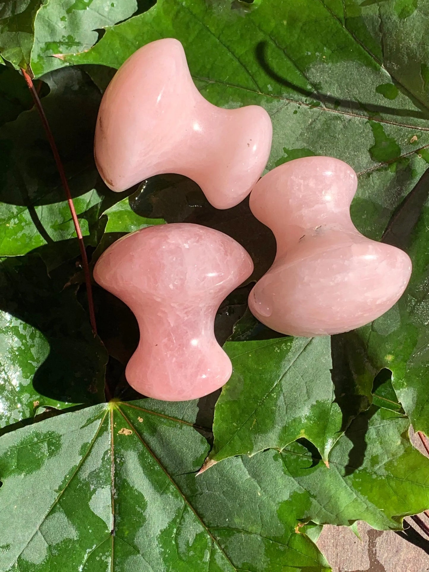 Rose Quartz Massage Stone, Polished. BIN-0294 Shop Wholesale Crystals