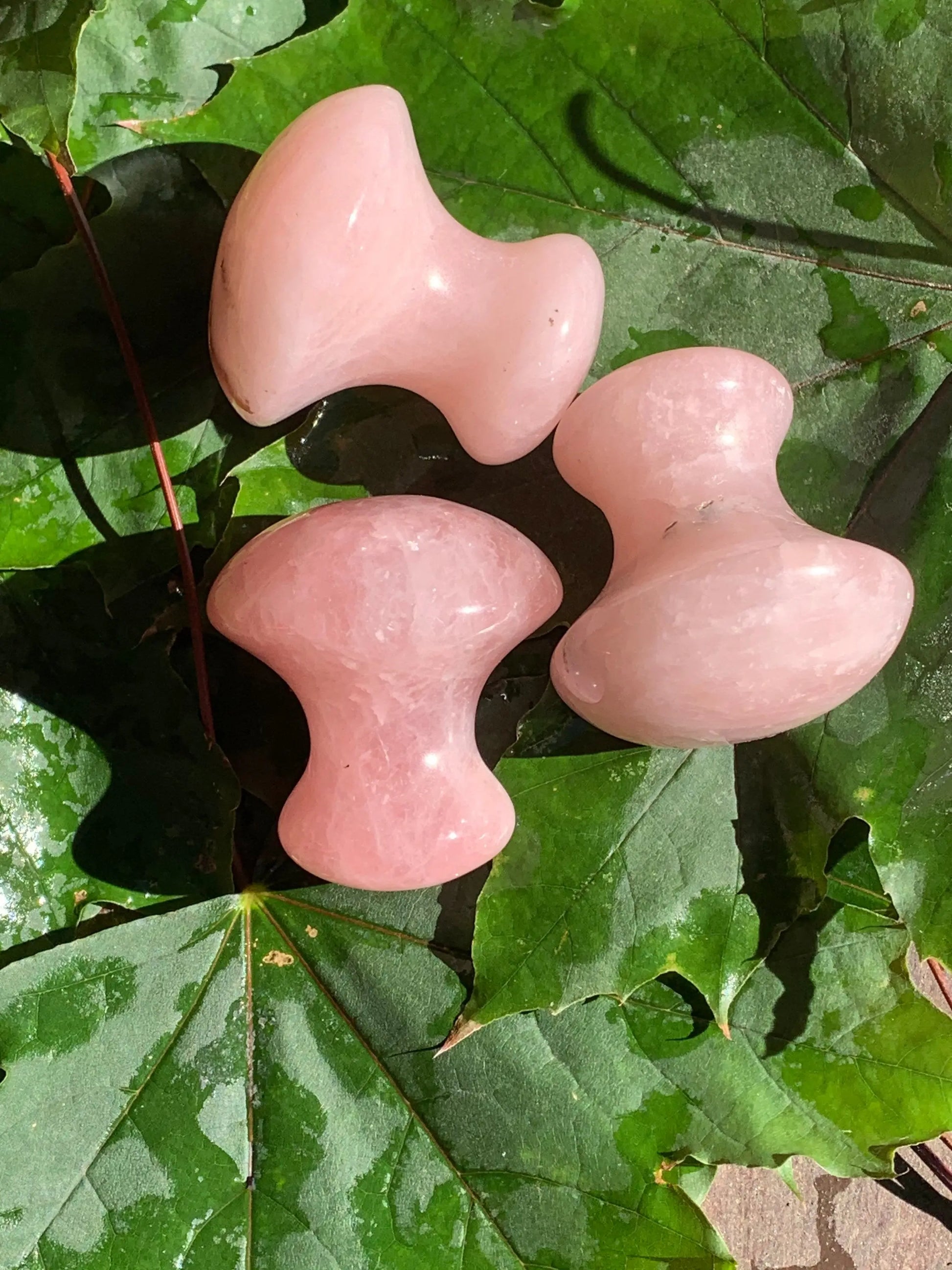 Rose Quartz Massage Stone, Polished. BIN-0294 Shop Wholesale Crystals