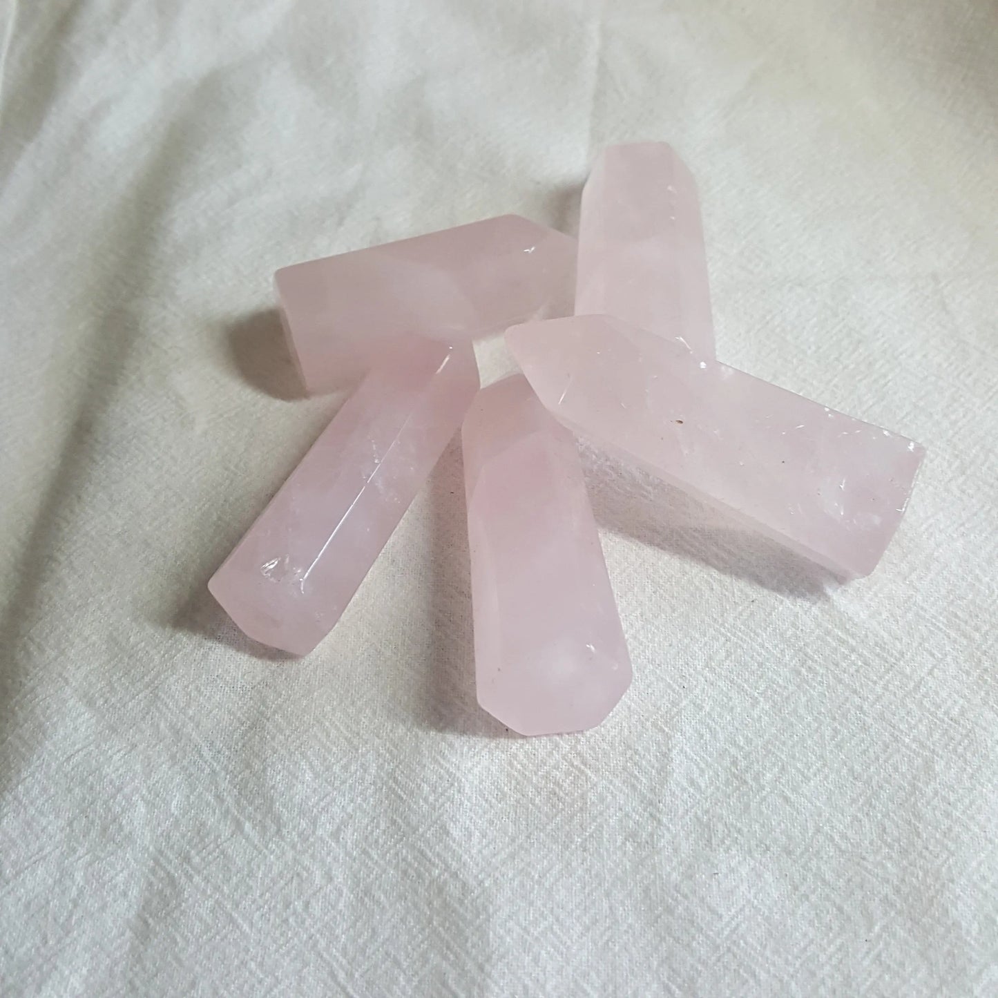 Rose Quartz Obelisk, 2 1/3" x 4/5", Large Pink Polished Quartz Crystal Point, For Crystal Grid Making BIN-0316 Shop Wholesale Crystals