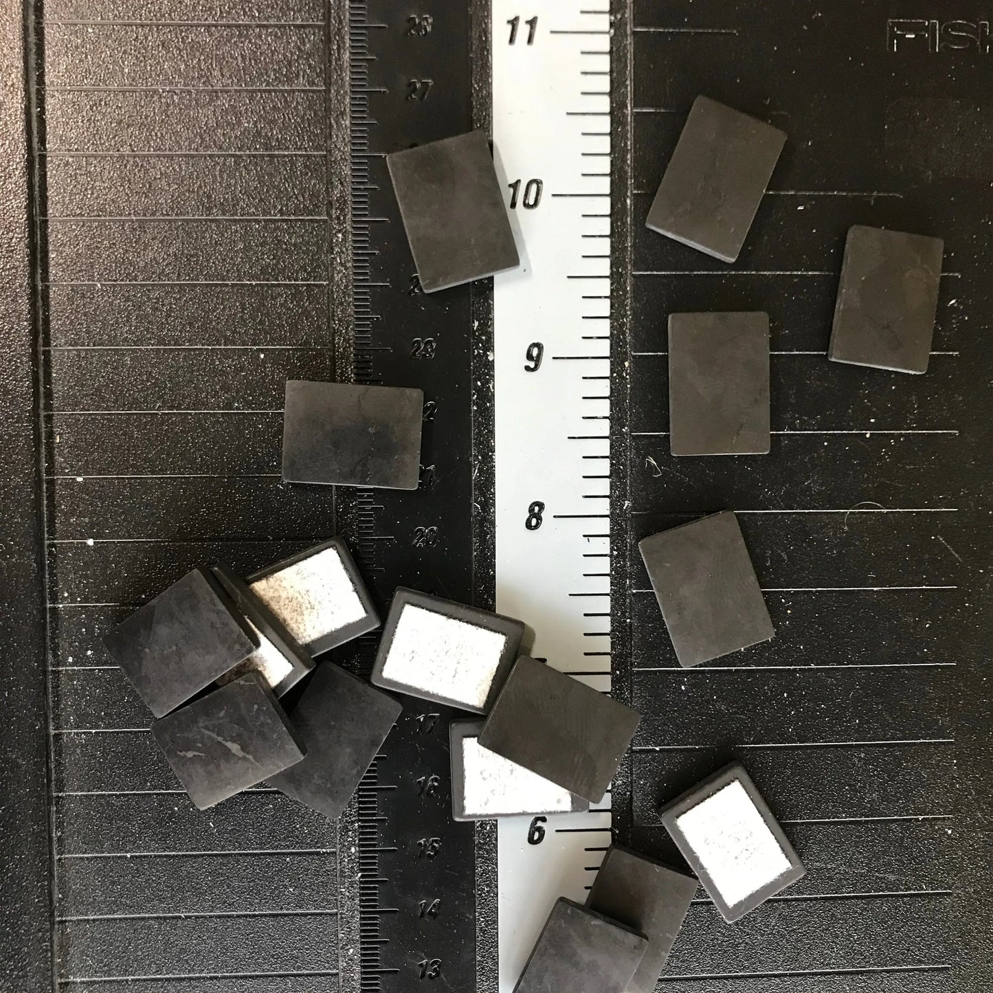 Shungite Crystal Cell Phone Plate, (4/5"x 3/5") Supply for Grid or Crafts or Phone Case Making, for Protection from EMF, SLA-0004 Shop Wholesale Crystals