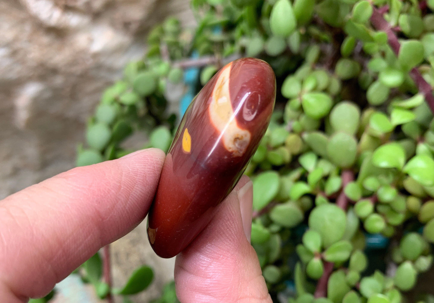 Mookaite Jasper Puffy Heart (Approx. 1 3/4”) Grounding, Protective, Manifesting, Gift Item HRT-0217