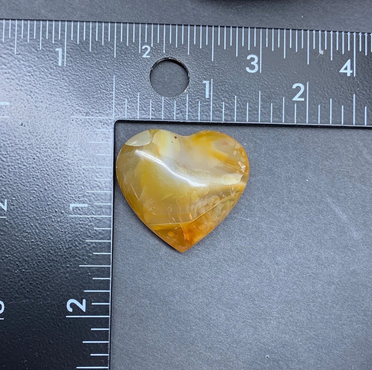 Carnelian Agate Quartz Puffy Heart, Beautiful, Polished, Creativity Stone, Passion, Manifesting Abundance (Approx. 1 1/2”)   HRT-0258 Shop Wholesale Crystals