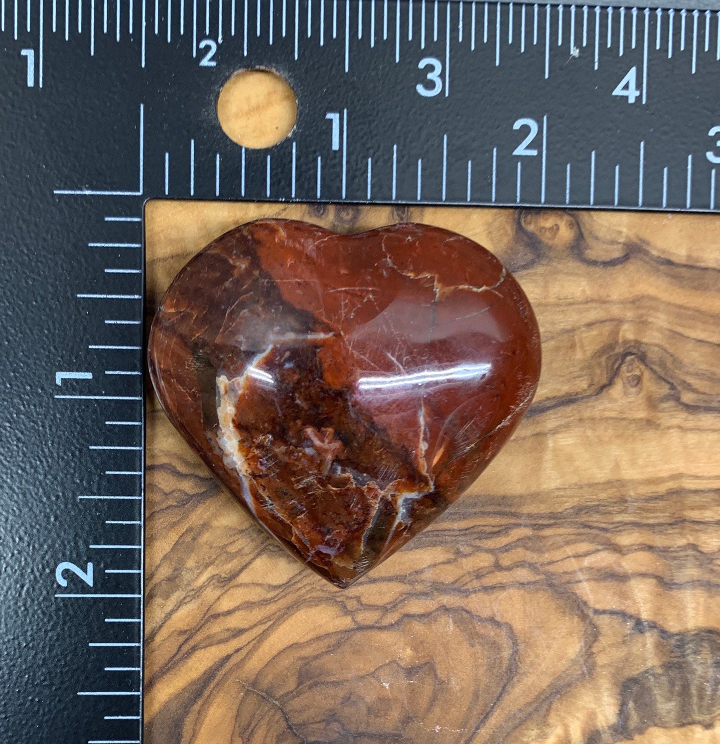 Carnelian Agate Quartz Puffy Heart, Beautiful, Polished, Creativity Stone, Passion, Manifesting Abundance (Approx. 2”)   HRT-0257