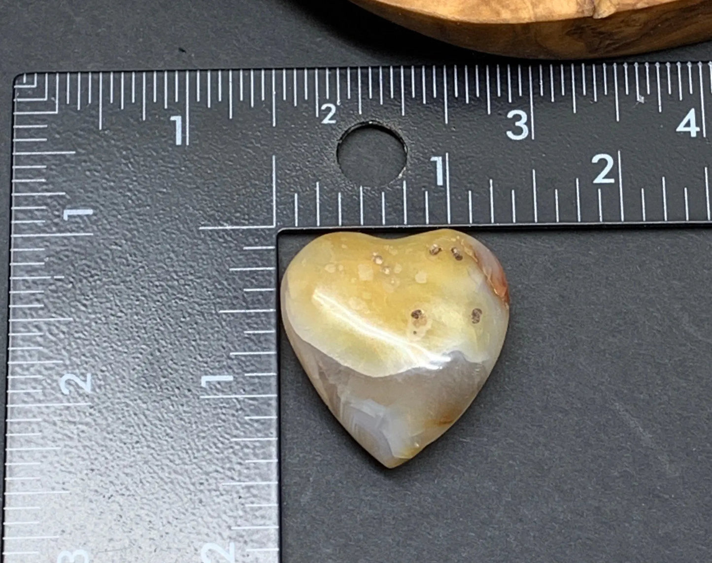 Carnelian Agate Quartz Puffy Heart, Beautiful, Polished, Creativity Stone, Passion, Manifesting Abundance (Approx. 1 1/2”) HRT-0250 Shop Wholesale Crystals
