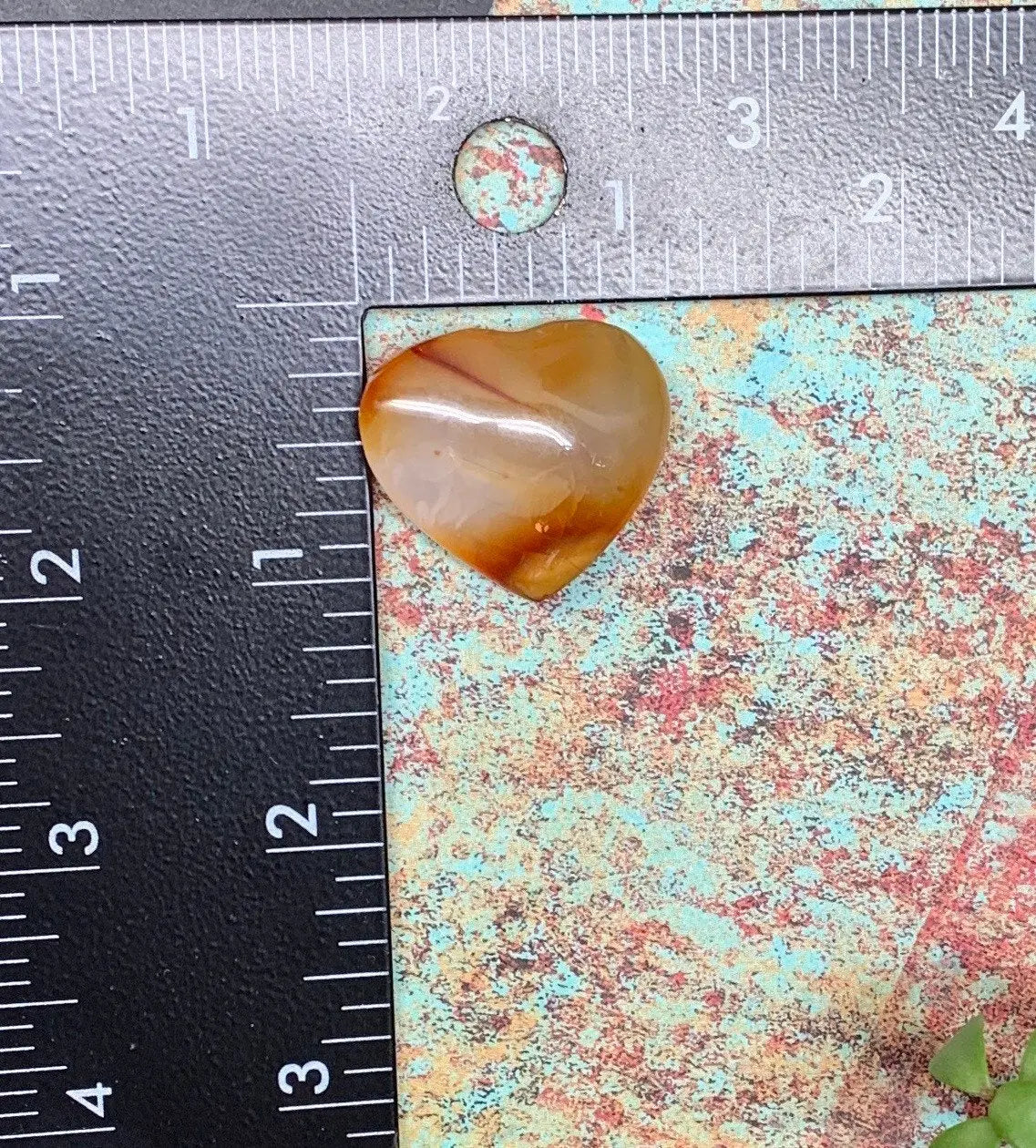 Carnelian Agate Quartz Puffy Heart, Beautiful, Polished, Creativity Stone, Passion, Manifesting Abundance (Approx. 1 1/4”) HRT-0240 Shop Wholesale Crystals