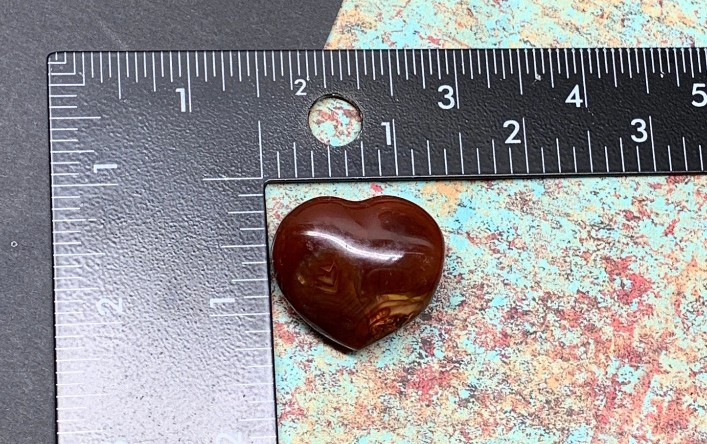 Carnelian Agate Quartz Puffy Heart, Beautiful, Polished, Creativity Stone, Passion, Manifesting Abundance (Approx. 1 1/2”) HRT-0249 Shop Wholesale Crystals