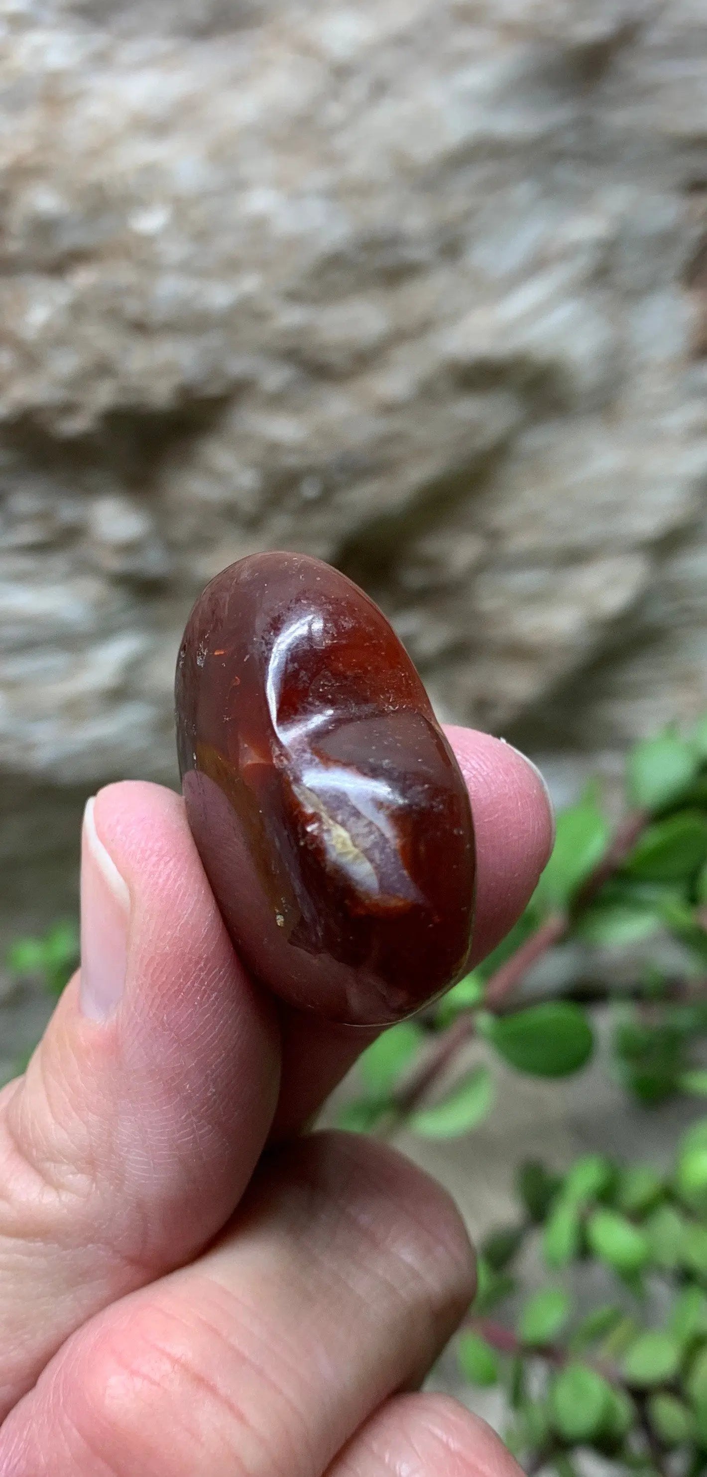 Carnelian Agate Quartz Puffy Heart, Beautiful, Polished, Creativity Stone, Passion, Manifesting Abundance (Approx. 1 1/4”).  HRT-0243 Shop Wholesale Crystals