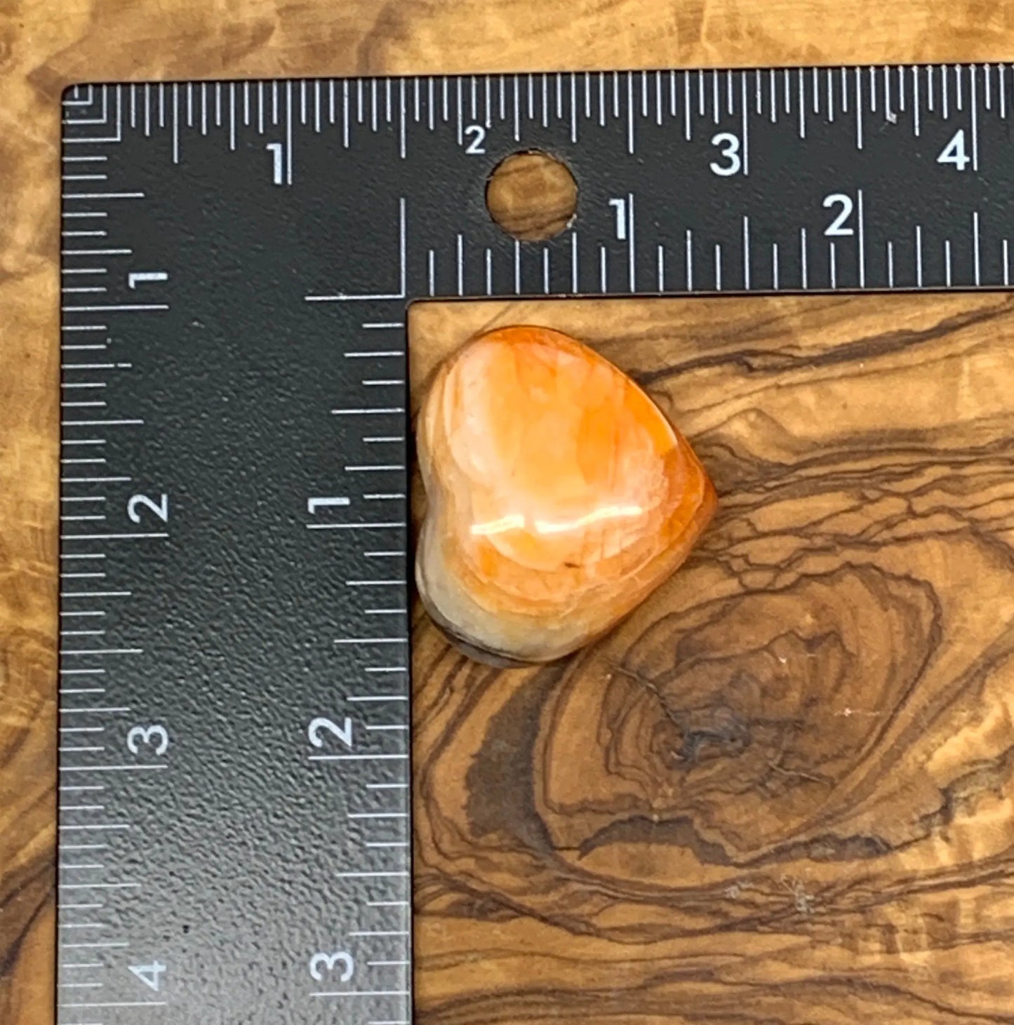 Carnelian Agate Quartz Puffy Heart, Beautiful, Polished, Creativity Stone, Passion, Manifesting Abundance (Approx. 1 1/2”) HRT-0241 Shop Wholesale Crystals