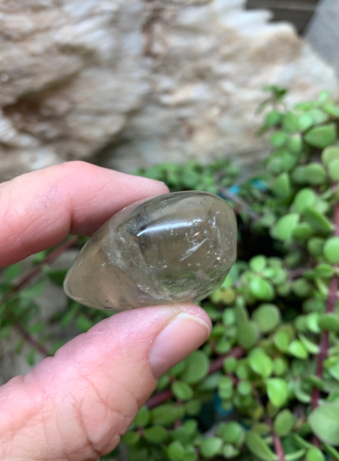 Clear Quartz Puffy Heart, Beautiful, Polished, Master Healer Stone, Consciousness, Manifesting Abundance (Approx. 2") HRT-0206