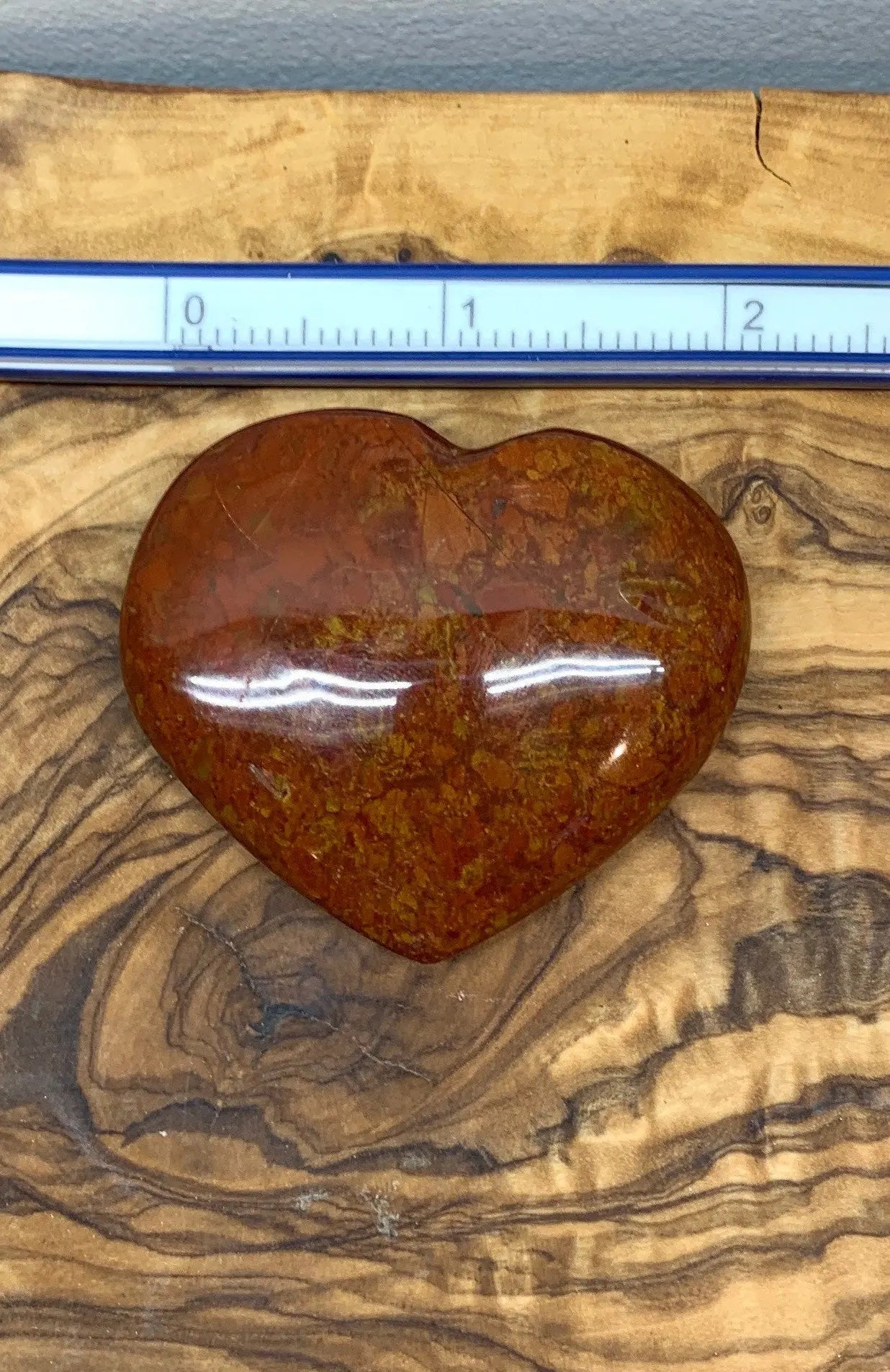 Red Jasper Puffy Heart, grounding & stabilizing, gift item (Approx. 2 “ ) HRT-0192 Shop Wholesale Crystals