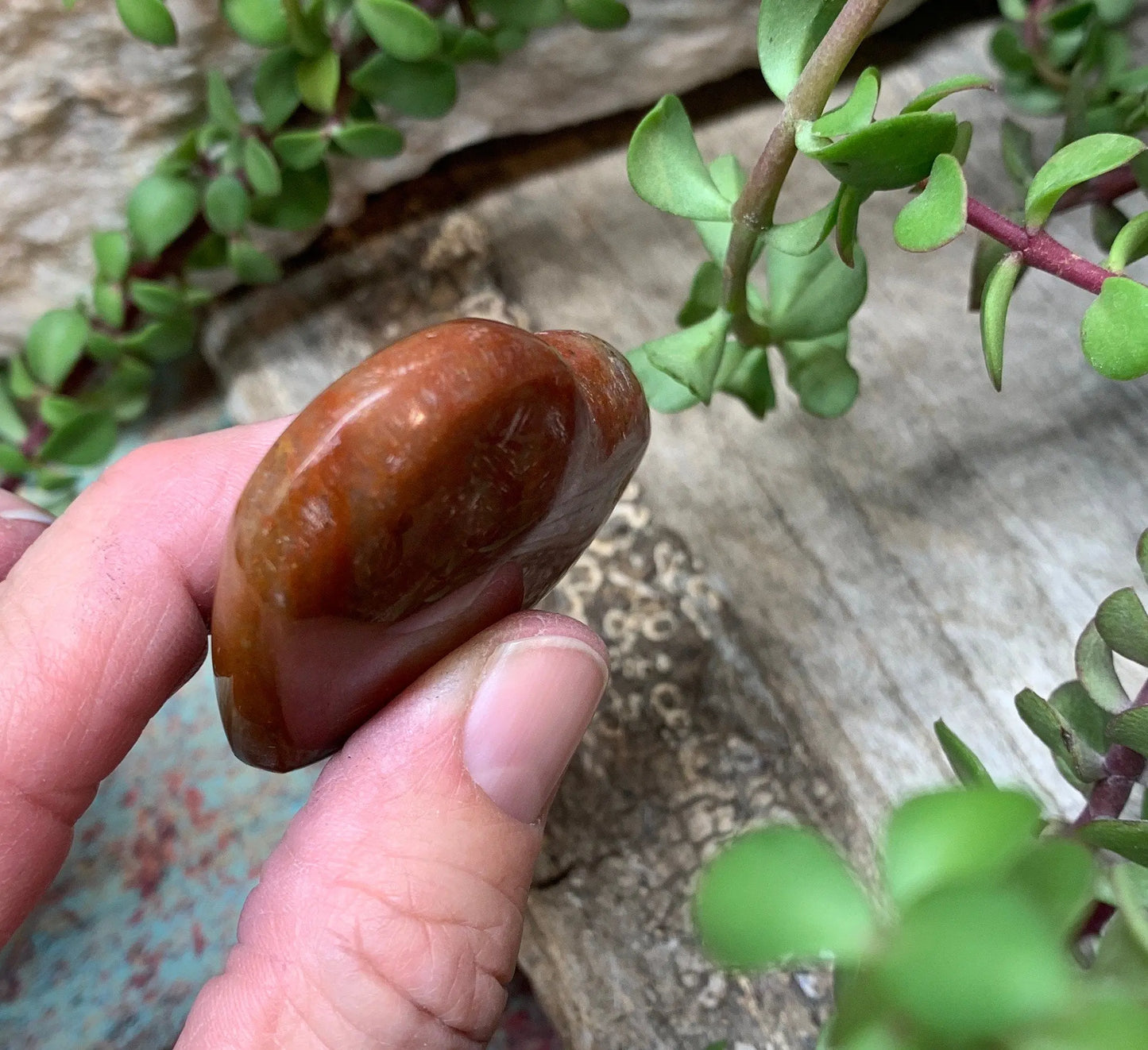 Red Jasper Puffy Heart, grounding & stabilizing, gift item (Approx. 2 “ ) HRT-0185 Shop Wholesale Crystals