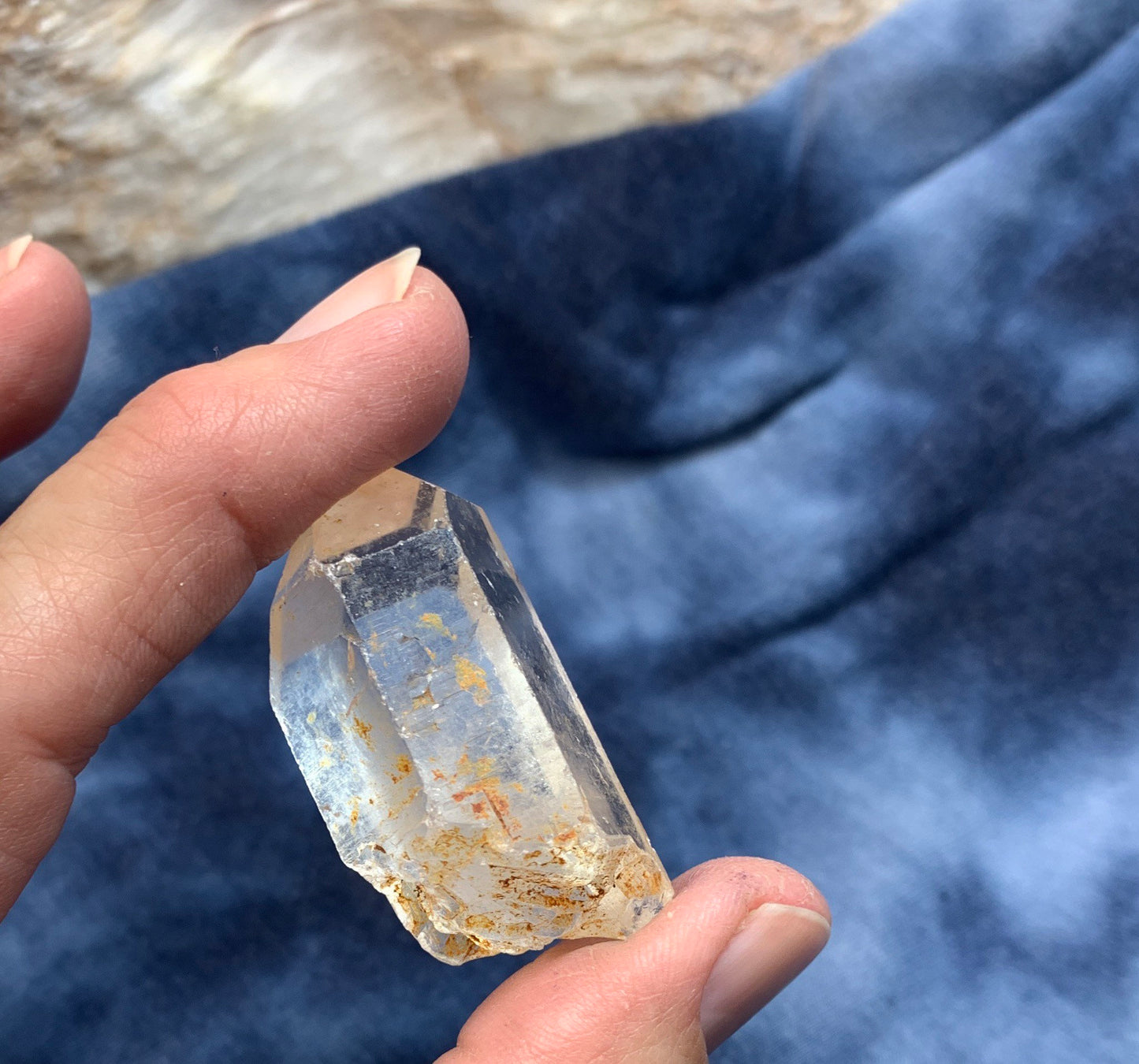 Mine Fresh Quartz Point (Approx 2”) Rough Quartz Crystal, Healing Stone, Master Healer CRY-0249