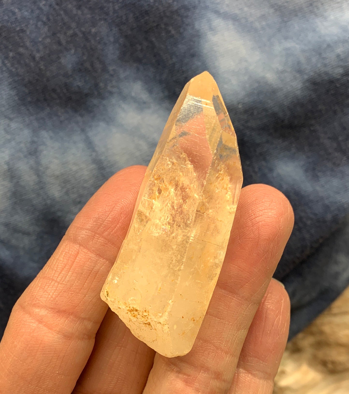 Mine Fresh Quartz Point (Approx 2 1/2”) Rough Quartz Crystal, Healing Stone, Master Healer CRY-0225