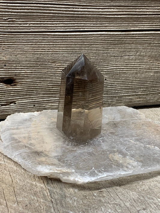 Smoky Quartz Obelisk, Natural, Beautiful, (Approx. 2 3/4) One Crystal, Polished, Natural, for Home Decor, Grid OBL-0038 Shop Wholesale Crystals