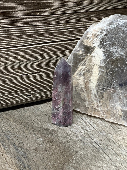 Pink Tourmaline Obelisk, 3 1/4" Stone Point, Supply for Crystal Grid, Home Decor or Crafts OBL-0010 Shop Wholesale Crystals